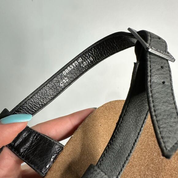 Bearpaw Black strappy cork wedge sandals size 10‎ - Picture 7 of 7